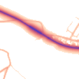 Daytime road noise heatmap for NR20 3HG