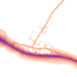 Daytime road noise heatmap for NR20 3HY
