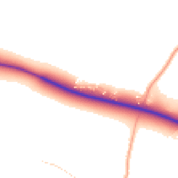 Daytime road noise heatmap for NR20 3JN