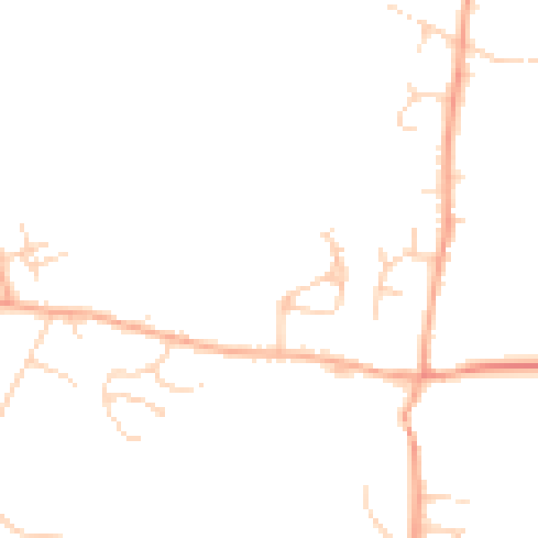 Daytime road noise heatmap for NR20 3PU