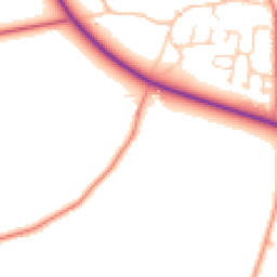 Daytime road noise heatmap for NR20 4AA