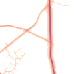 Daytime road noise heatmap for NR20 4DL
