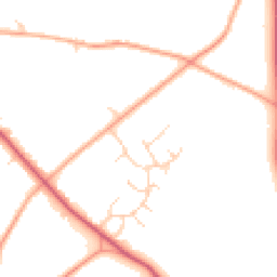 Daytime road noise heatmap for NR20 4DN