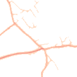 Daytime road noise heatmap for NR20 4ED