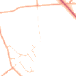 Daytime road noise heatmap for NR20 4EW