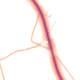 Daytime road noise heatmap for NR20 4GS