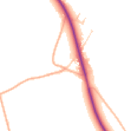 Daytime road noise heatmap for NR20 4QJ