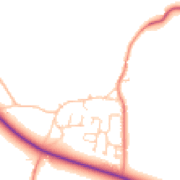 Daytime road noise heatmap for NR20 4RW