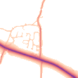 Daytime road noise heatmap for NR20 4RZ