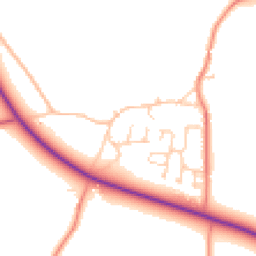 Daytime road noise heatmap for NR20 4SH