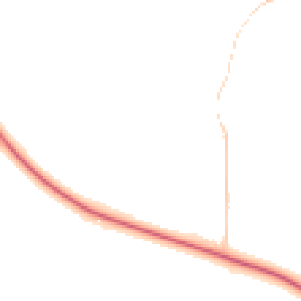 Night-time road noise heatmap for NR20 4SN