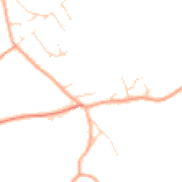Daytime road noise heatmap for NR20 4SW