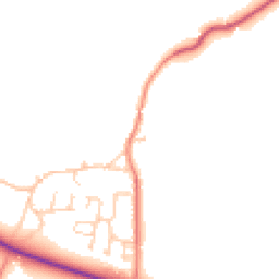 Daytime road noise heatmap for NR20 4UW