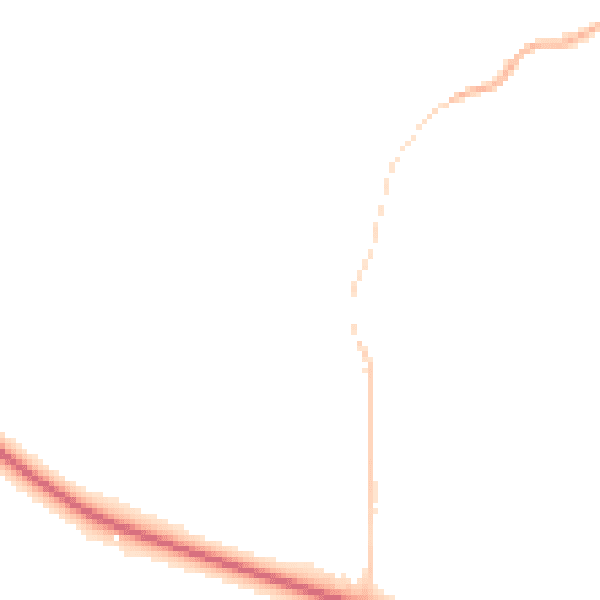 Night-time road noise heatmap for NR20 4UX