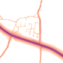 Daytime road noise heatmap for NR20 4WE