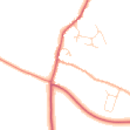Daytime road noise heatmap for NR20 5AB