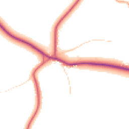 Daytime road noise heatmap for NR20 5AJ