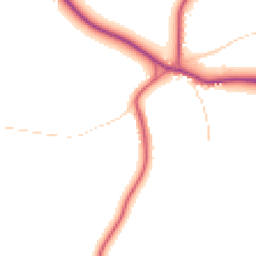 Daytime road noise heatmap for NR20 5AQ