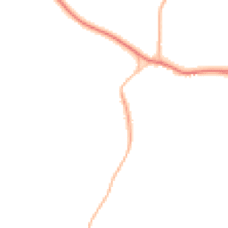 Night-time road noise heatmap for NR20 5AQ