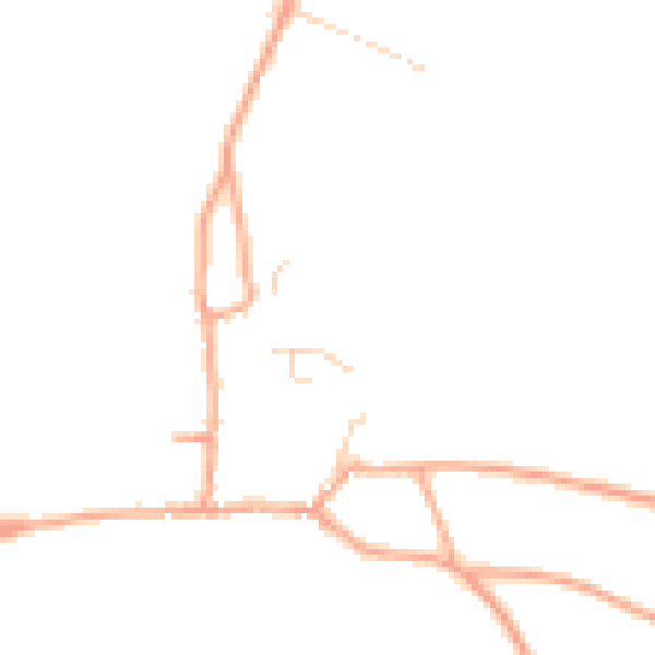 Daytime road noise heatmap for NR20 5AT
