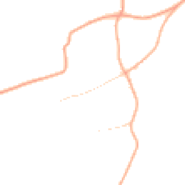 Daytime road noise heatmap for NR20 5EF