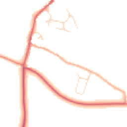 Daytime road noise heatmap for NR20 5HA