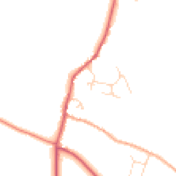 Daytime road noise heatmap for NR20 5JL