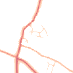 Daytime road noise heatmap for NR20 5JN