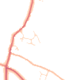 Daytime road noise heatmap for NR20 5JP