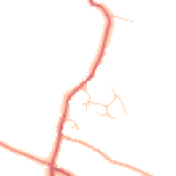 Daytime road noise heatmap for NR20 5JR