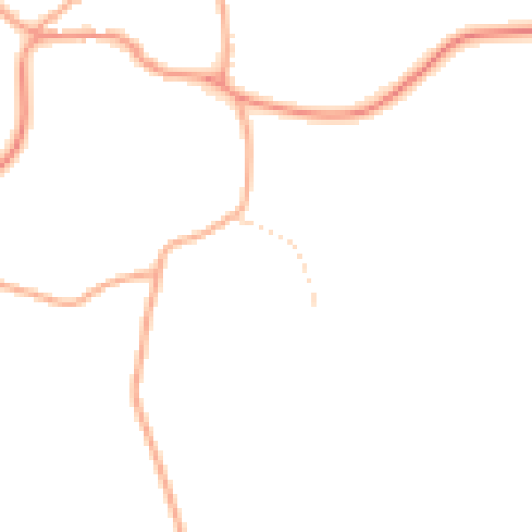 Daytime road noise heatmap for NR20 5LL