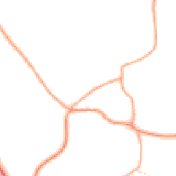 Daytime road noise heatmap for NR20 5LR
