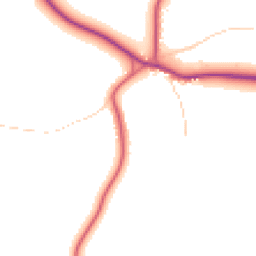 Daytime road noise heatmap for NR20 5NU