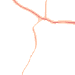 Night-time road noise heatmap for NR20 5NU