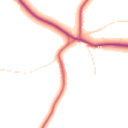 Daytime road noise heatmap for NR20 5NX