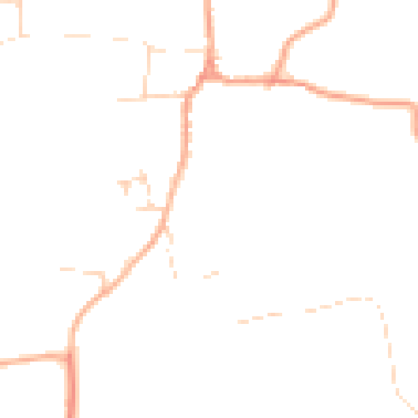 Daytime road noise heatmap for NR20 5RW