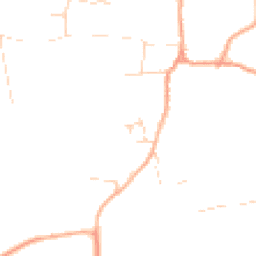 Daytime road noise heatmap for NR20 5TY