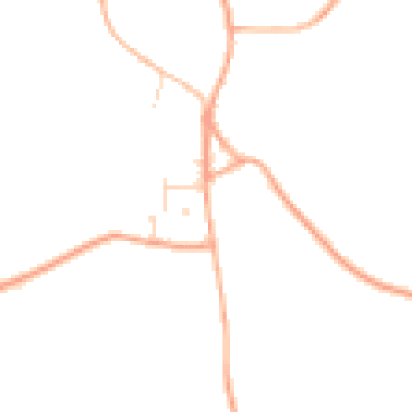 Daytime road noise heatmap for NR21 0AN