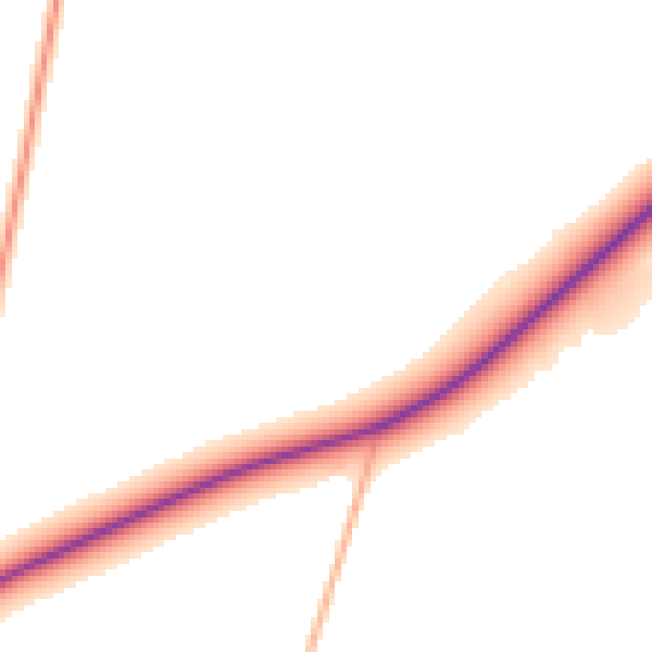 Daytime road noise heatmap for NR21 0BA