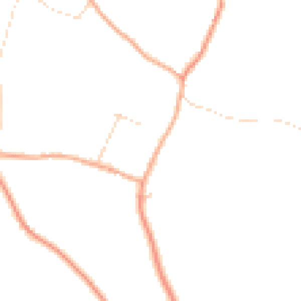 Daytime road noise heatmap for NR21 0BF