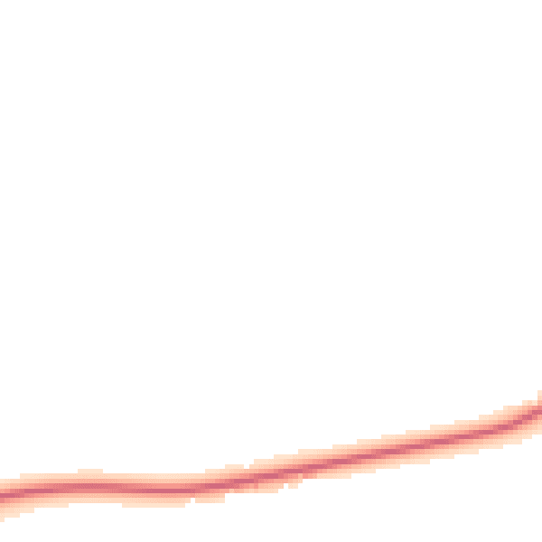 Night-time road noise heatmap for NR21 0BN