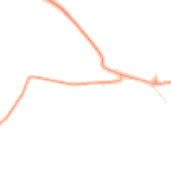 Daytime road noise heatmap for NR21 0BX