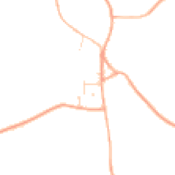 Daytime road noise heatmap for NR21 0DB