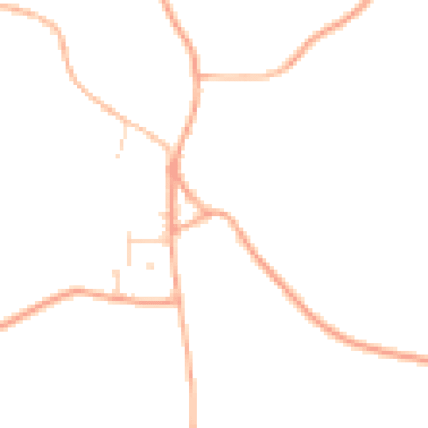 Daytime road noise heatmap for NR21 0DE