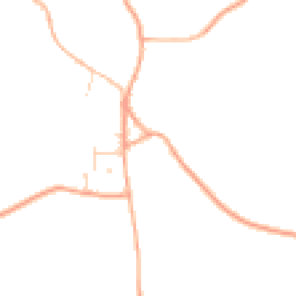 Daytime road noise heatmap for NR21 0DF