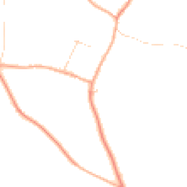 Daytime road noise heatmap for NR21 0DU