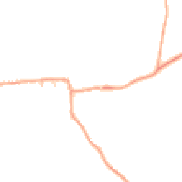 Daytime road noise heatmap for NR21 0DZ