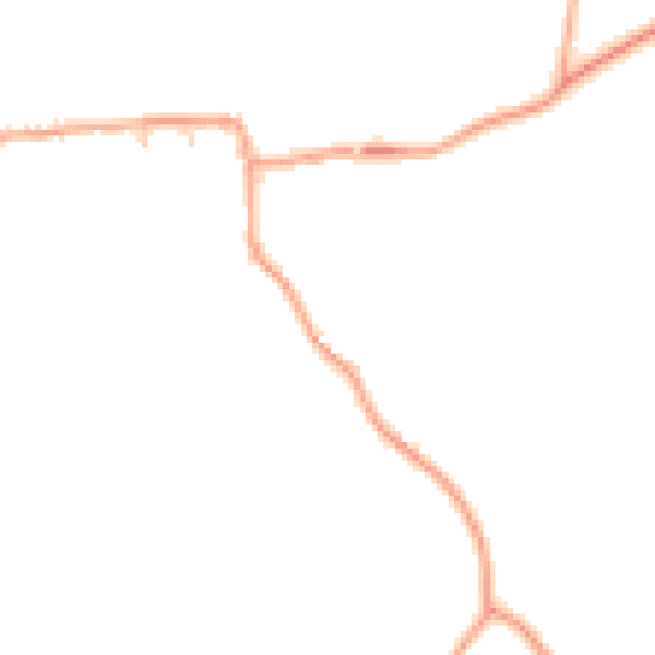 Daytime road noise heatmap for NR21 0EB