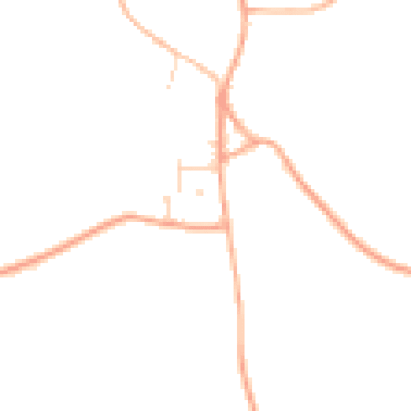 Daytime road noise heatmap for NR21 0FE