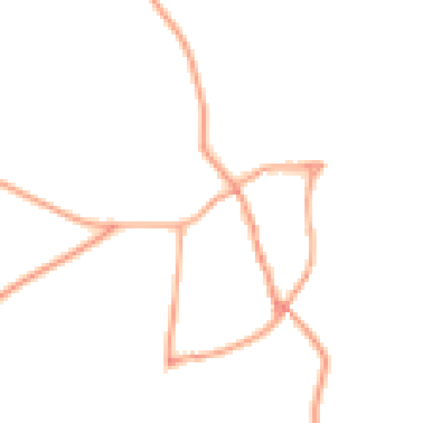 Daytime road noise heatmap for NR21 0HP